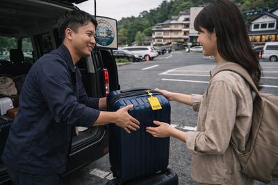 荷物受け渡し